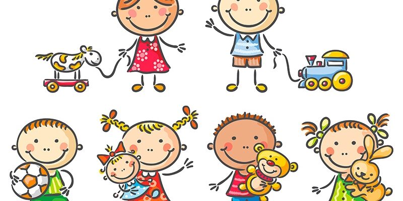Petites filles et petits garçons