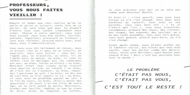 Extrait de "Vous ne pouvez rien faire contre nous, nous vous empêchons de vieillir", Les lascars du Lep électronique, Paris, 1986. Texte publié en 2020 par les éditions du commun.