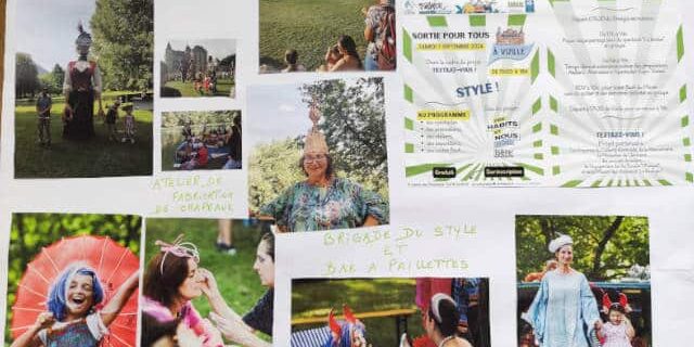 Extraits d'un panneau de l'exposition Textilez-vous